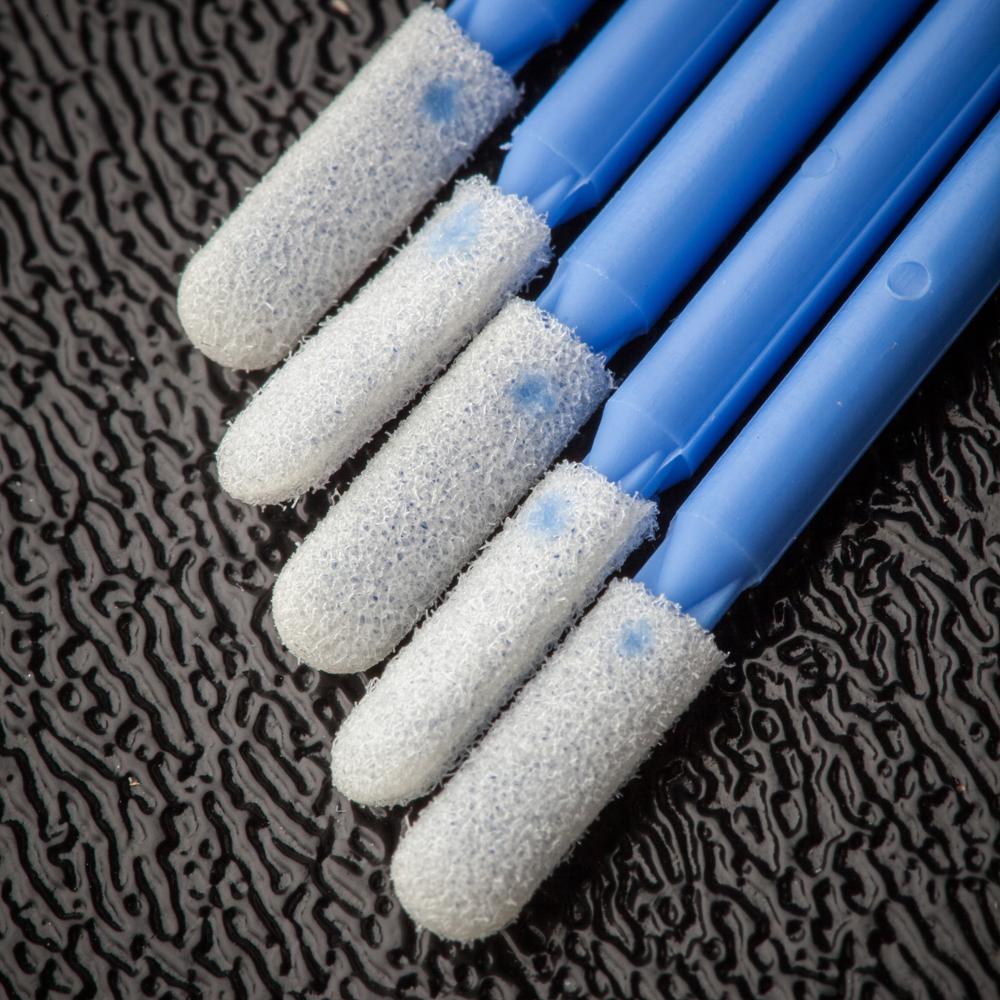 FoamTec HT1030 CleanWIPE Swab Multiple Tips Close Up Diagonal Left